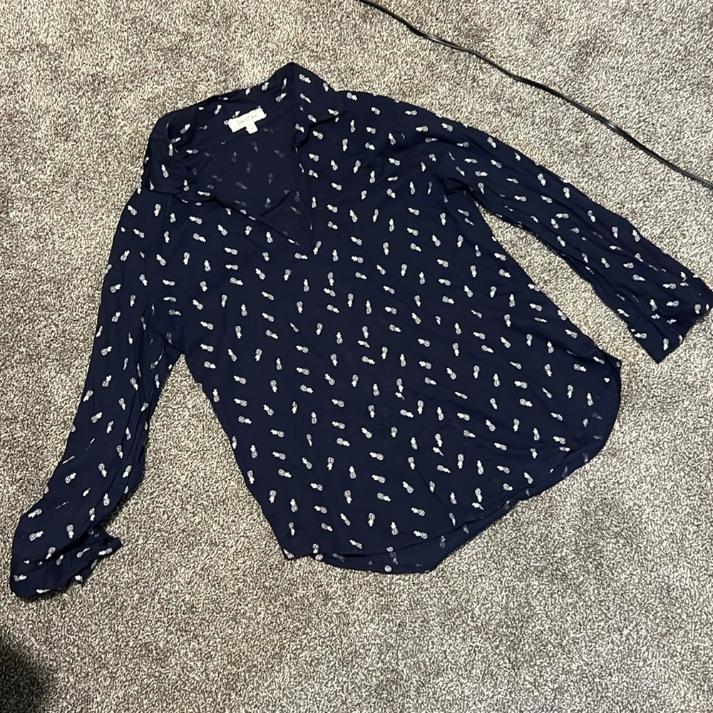 Long sleeve pineapple sun shirt